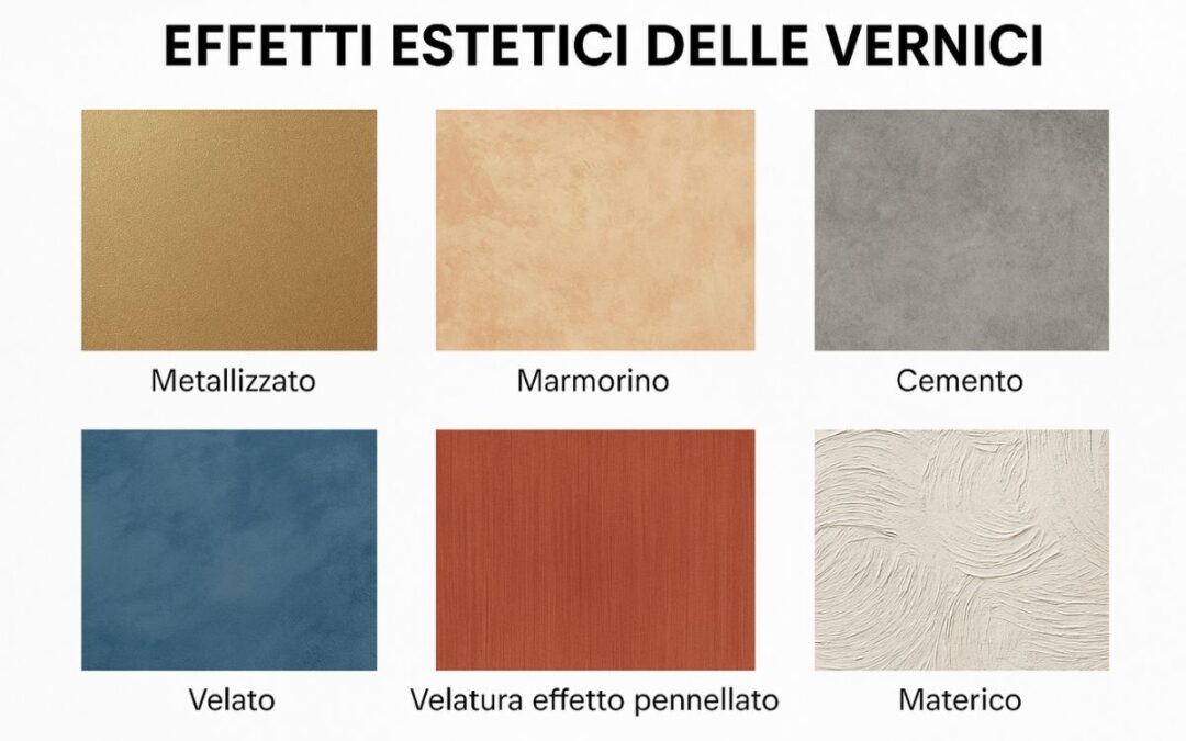 Effetti estetici vernici: dalla texture sabbiata al metal look